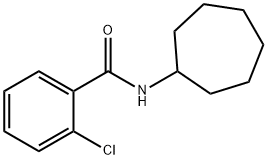 2-chloro-N-cycloheptylbenzamide 结构式