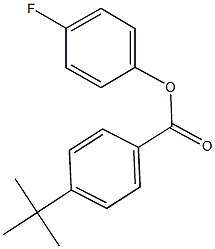 4-fluorophenyl 4-tert-butylbenzoate 结构式