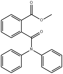 methyl 2-[(diphenylamino)carbonyl]benzoate 结构式