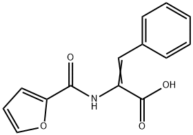 2-(2-furoylamino)-3-phenylacrylic acid 结构式