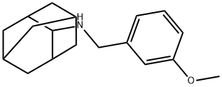 N-(3-methoxybenzyl)-2-adamantanamine 结构式