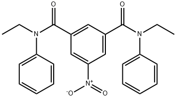 N~1~,N~3~-diethyl-5-nitro-N~1~,N~3~-diphenylisophthalamide 结构式