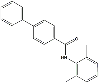 N-(2,6-dimethylphenyl)[1,1'-biphenyl]-4-carboxamide 结构式