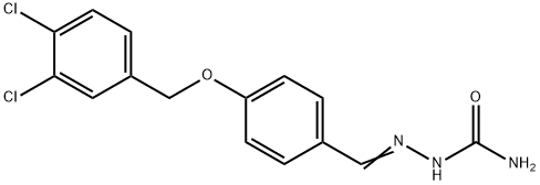 4-[(3,4-dichlorobenzyl)oxy]benzaldehyde semicarbazone 结构式