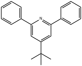 4-(叔丁基)-2,6-二苯基吡啶 结构式