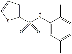 N-(2,5-dimethylphenyl)thiophene-2-sulfonamide 结构式