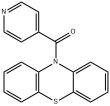 10-isonicotinoyl-10H-phenothiazine 结构式
