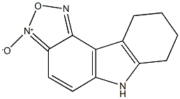 7,8,9,10-tetrahydro-6H-[1,2,5]oxadiazolo[3,4-c]carbazole 3-oxide 结构式