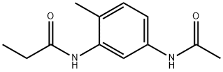 N-[5-(acetylamino)-2-methylphenyl]propanamide 结构式