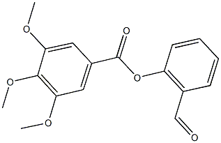 2-formylphenyl 3,4,5-trimethoxybenzoate 结构式