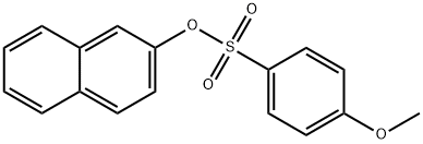 2-naphthyl 4-methoxybenzenesulfonate 结构式