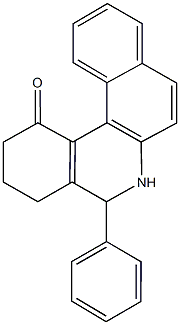 5-phenyl-3,4,5,6-tetrahydrobenzo[a]phenanthridin-1(2H)-one 结构式