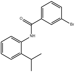 3-bromo-N-(2-isopropylphenyl)benzamide 结构式