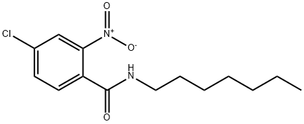 4-chloro-N-heptyl-2-nitrobenzamide 结构式