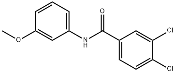 3,4-dichloro-N-(3-methoxyphenyl)benzamide 结构式