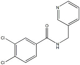 3,4-dichloro-N-(3-pyridinylmethyl)benzamide 结构式