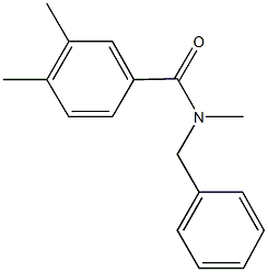 N-benzyl-N,3,4-trimethylbenzamide 结构式