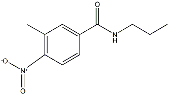 4-nitro-3-methyl-N-propylbenzamide 结构式