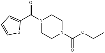 ethyl 4-(2-thienylcarbonyl)-1-piperazinecarboxylate 结构式