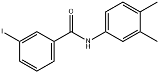 N-(3,4-dimethylphenyl)-3-iodobenzamide 结构式