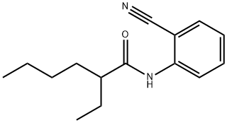N-(2-cyanophenyl)-2-ethylhexanamide 结构式