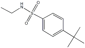 4-tert-butyl-N-ethylbenzenesulfonamide 结构式