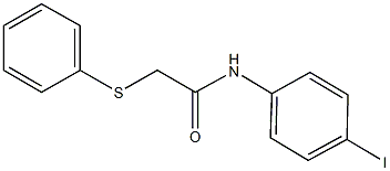 N-(4-iodophenyl)-2-(phenylsulfanyl)acetamide 结构式