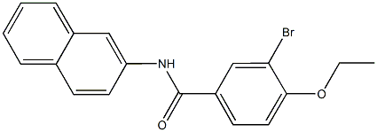 3-bromo-4-ethoxy-N-(2-naphthyl)benzamide 结构式