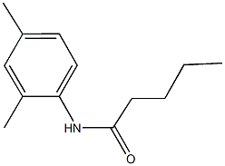 N-(2,4-dimethylphenyl)pentanamide 结构式