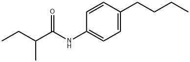 N-(4-butylphenyl)-2-methylbutanamide 结构式