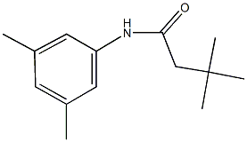 N-(3,5-dimethylphenyl)-3,3-dimethylbutanamide 结构式