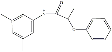 N-(3,5-dimethylphenyl)-2-phenoxypropanamide 结构式