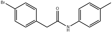 2-(4-bromophenyl)-N-(4-methylphenyl)acetamide 结构式