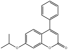 7-isopropoxy-4-phenyl-2H-chromen-2-one 结构式