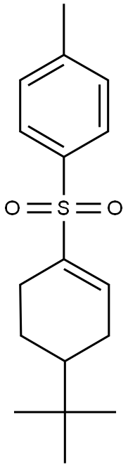 1-[(4-tert-butyl-1-cyclohexen-1-yl)sulfonyl]-4-methylbenzene 结构式