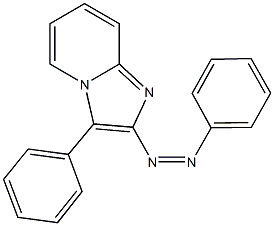 3-phenyl-2-(phenyldiazenyl)imidazo[1,2-a]pyridine 结构式