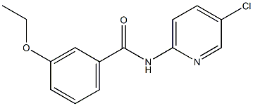 N-(5-chloro-2-pyridinyl)-3-ethoxybenzamide 结构式