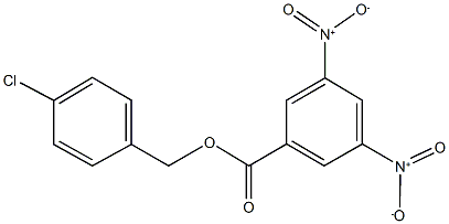4-chlorobenzyl 3,5-bisnitrobenzoate 结构式