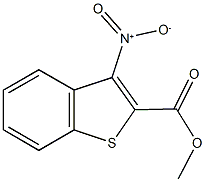 methyl 3-nitro-1-benzothiophene-2-carboxylate 结构式