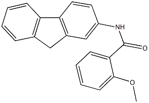 N-(9H-fluoren-2-yl)-2-methoxybenzamide 结构式