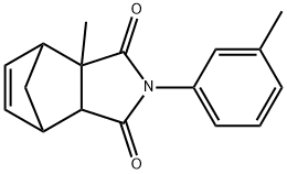 2-methyl-4-(3-methylphenyl)-4-azatricyclo[5.2.1.0~2,6~]dec-8-ene-3,5-dione 结构式