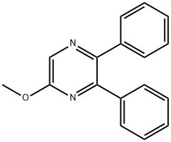 5,6-diphenylpyrazin-2-yl methyl ether 结构式