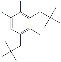 1,2,4-trimethyl-3,5-dineopentylbenzene 结构式