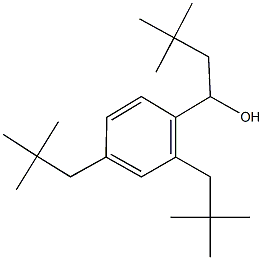 1-(2,4-dineopentylphenyl)-3,3-dimethyl-1-butanol 结构式