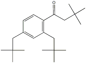 1-(2,4-dineopentylphenyl)-3,3-dimethyl-1-butanone 结构式