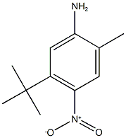 5-tert-butyl-2-methyl-4-nitroaniline 结构式