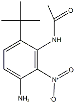 N-{3-amino-6-tert-butyl-2-nitrophenyl}acetamide 结构式