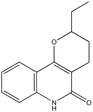 2-ethyl-2,3,4,6-tetrahydro-5H-pyrano[3,2-c]quinolin-5-one 结构式