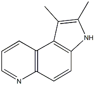 1,2-dimethyl-3H-pyrrolo[3,2-f]quinoline 结构式