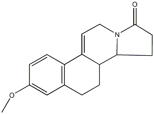 2-methoxy-9,10,10a,10b,11,12-hexahydrobenzo[f]pyrrolo[2,1-a]isoquinolin-8(6H)-one 结构式